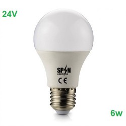 Bec LED E27 6W Iluminare 260 Grade 24V 